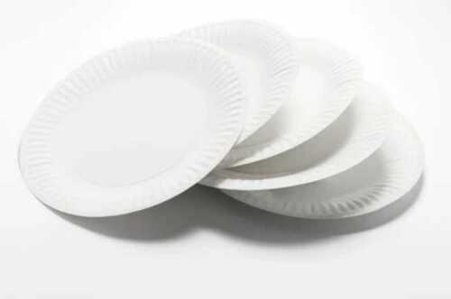 Paper Plates 6 Inch, 200 Pack Paper Plates Bulk, Compostable Plates White  Paper