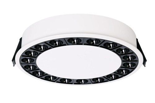 White Round Shaped Aluminium 20 Watt Oculus Linear Led Light For Domestic Purpose