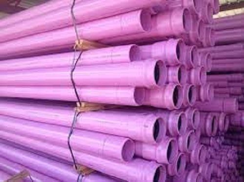 Long Durable Premium Quality Unbreakable Pink Color Pvc Plastic Pipe
