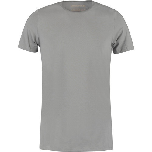 Cotton Casual Wear Grey Plain Round Neck Half Sleeve T Shirts For Men Gender: Male
