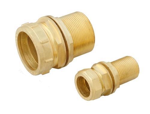 Yellow Strong And Rigid Round Brass Snap Cable Glands For Plumbing Purpose