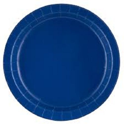 100% Eco Friendly Navy Blue Color Disposable Paper Plate For Party And Functions