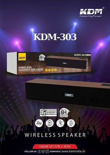 2.0 Channel Professional Kdm Wireless Speakers With Bluetooth Support 