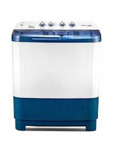 LG Front Loading Washing Machine - 8 Kg Capacity Blue and White Plastic Design | Automatic Detergent Dispensing Dual-Action Stain and Wrinkle Removal