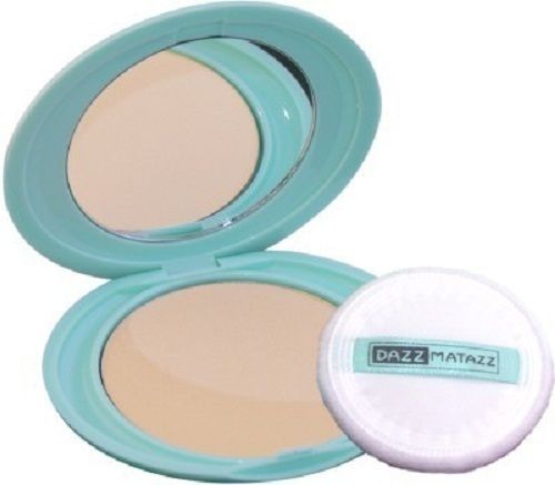 Daily Use Silk Finish Compact Cream Colour Face Powder For Home Or Party Look 