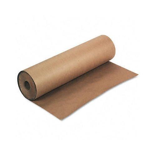 Dark brown kraft store paper roll