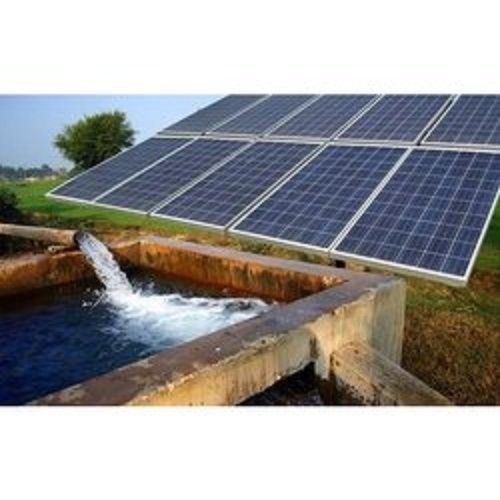 Blue High Efficient Ac 5Hp Solar Water Pumping System With Mono Panel For Agriculture