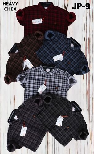 Men Winkle Resistant Collar Neck Full Sleeves Multicolor Checked Cotton Shirt