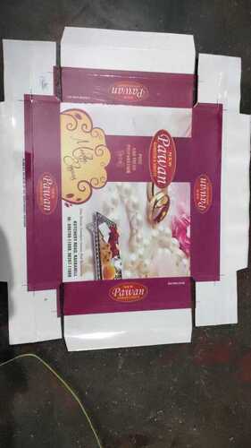 Multicolored Square Shaped Pawan Namkeen And Sweet Cardboard Packaging Box For Festive Season