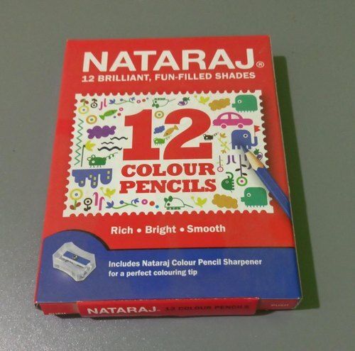 Rectangular Nataraj 5-7 Inch Size Light Weight Wooden Pencil Color For Drawing