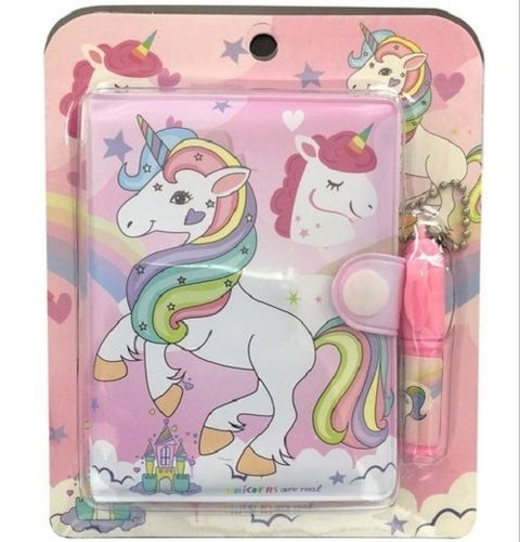 Sharp Unicorn Light Weight Hard Bound Paper Notebook Diary For Notes Making