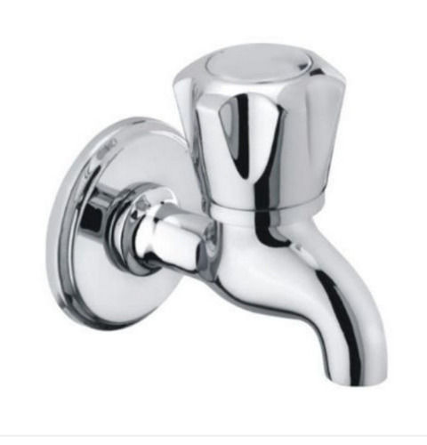 Wall Mounted Short Body Water Tap With Chrome Finish, 10 Inch Size
