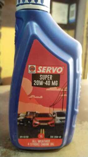 20W 40 Servo Four Stroke Engine Oil Packaging Size 1 Liter For Automotive  Ash %: 10%