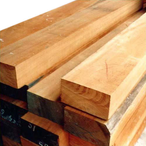 Brown Eco Friendly And Strong Light Brown Timber Wood For Furniture Construction 