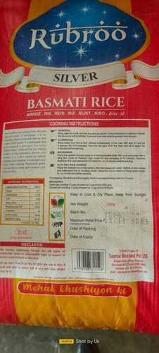 Natural Low Calorie Gluten Free White Non Long Grain Basmati Rice 100 Percent Pure And Healthy