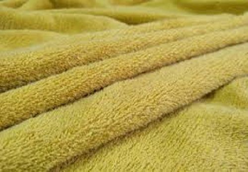 Cottan 100 Percent Cotton Light Weight Comfortable Smooth Yellow Baby Towel