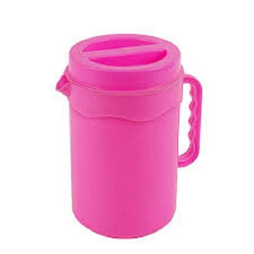 Round 100 Percent Virgin Plastic Food Grade Bpa Free Pink Water Jug With Lid