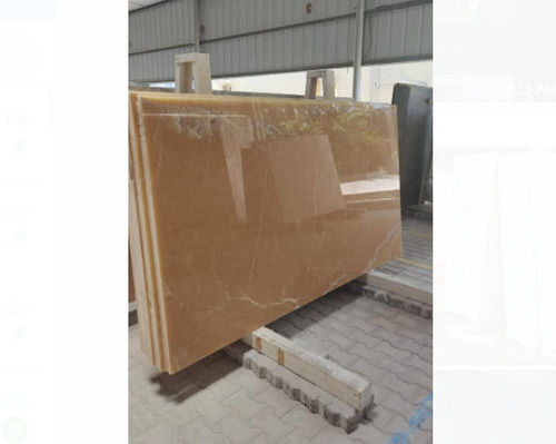 Brown 20Mm Thick Thick Glossy Onyx Marble For Hospital, Dining Room And Offices