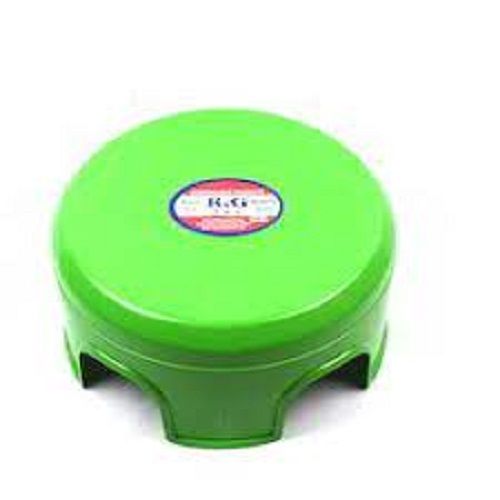 Durable And Strong Easy To Carry Green Round Household Plastic Patra Thickness: 1-3 Centimeter (Cm)