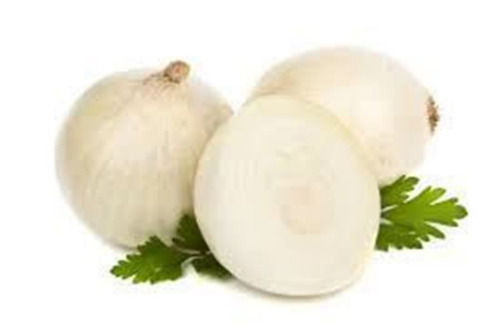 Healthy Farm Fresh Indian Origin Naturally Grown Vitamins Rich Round Shape White Onion