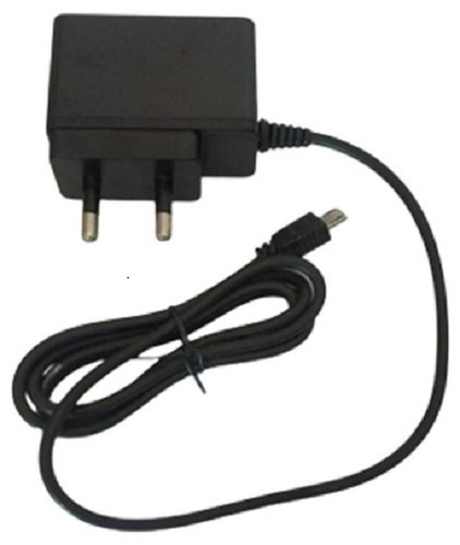 Heat Resistance Fast Charging Portable Lightweight Mobile Phone Charger - Plastic Body, Bar Design, Black Color , Universal USB Compatibility for On-the-Go Charging