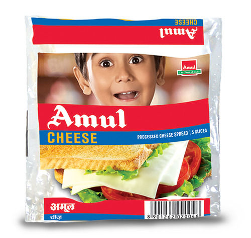 Hygienically Packed Healthy And Tasty Potassium Enriched Amul Sliced Cheese