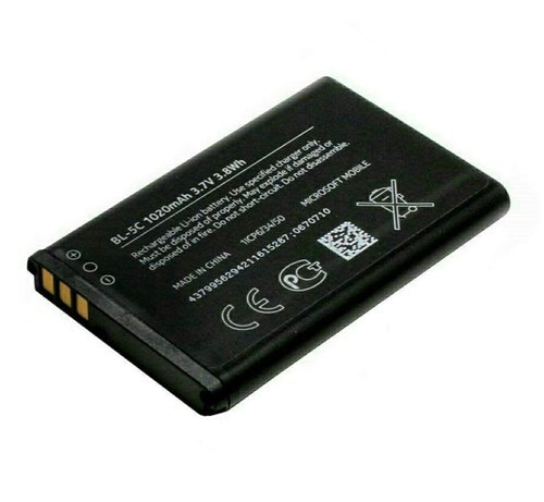 Long Service Term Heat Resistant And Light Weight Nokia Mobile Battery - Plastic Body, Compact Size , Black Color, Built-in Lightning Cable, Quick Charge, 1000 Recharge Cycles