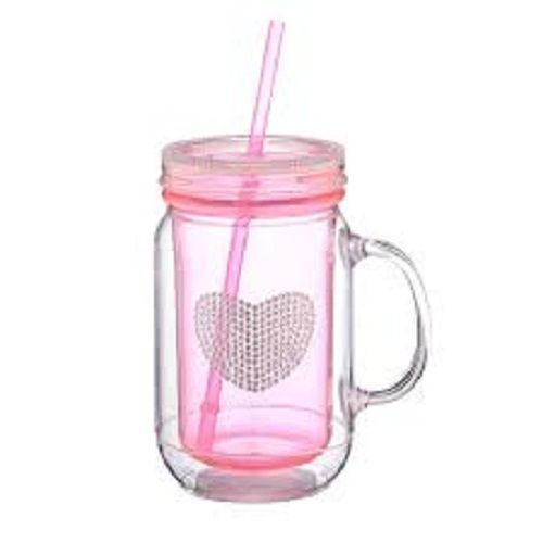 Strong And Durable Transparent High Quality Double Wall Plastic Jar