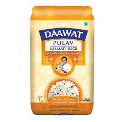 100 Percent Pure And Fresh White Daawat Pulav Basmati Rice For Cooking