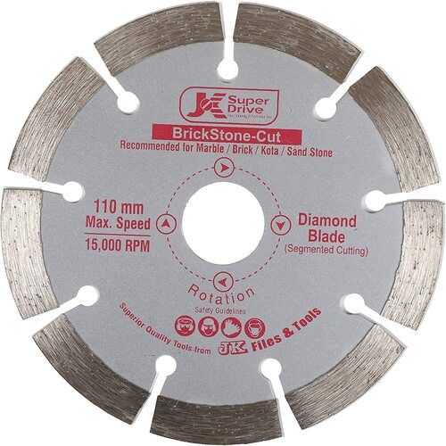 Round Shape And Ss 4 Inch Diamond Cutting Blade With Anti Rust Properties Cutting Capacity: 60 M/S