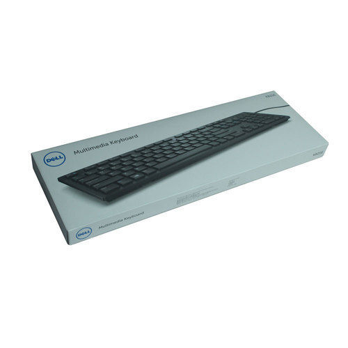 Adjustable Flexible Long Lasting Matte Finish Black Dell Multimedia Keyboard