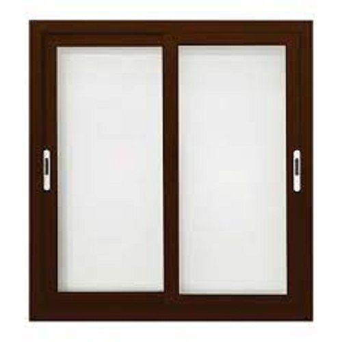 Aluminum Weather Resistant Power Coated Brown Aluminium Sliding Window