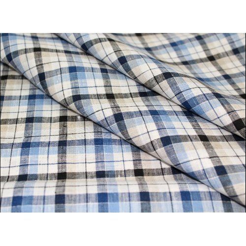 Stripe Checks Designer Check Cotton Shirt Fabric