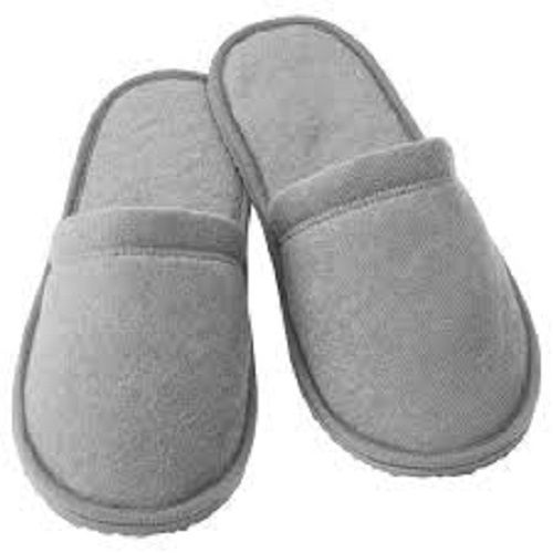 Fabric Ladies Lightweight Ultra Comfortable Fashionable Grey Slippers For Casual Wear