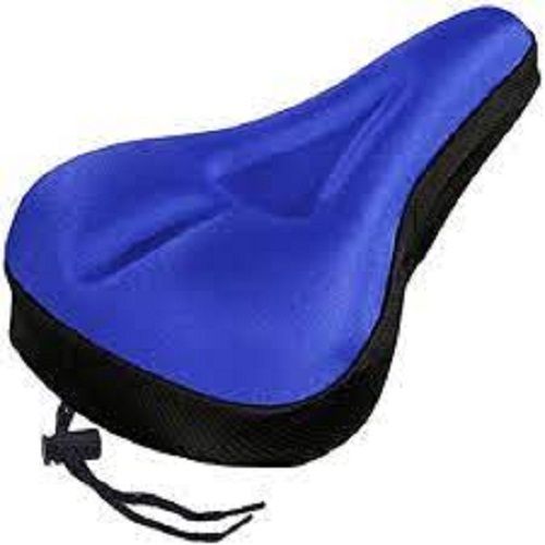 Soft Durable Easy To Clean Premium Material Blue And Black Bicycle Seat Cover Dimension(L*W*H): 288*220 Millimeter (Mm)