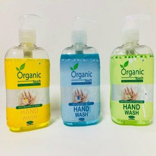 250 Ml Organic Touch Herbal Aloevera Hand Wash Bottle