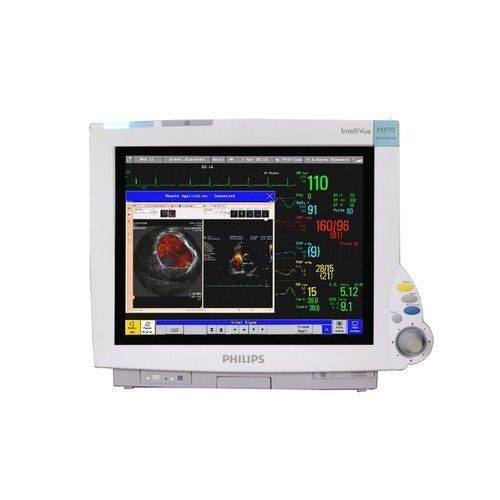 4400Mah Ecg Lcd Display White Squre Multipara Monitor Dimension(L*W*H): 26X10  Centimeter (Cm)