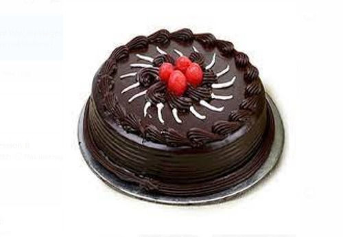 Chocolate Flavor Topped With Cream And Cherry Cake, Sweet And Delicious 