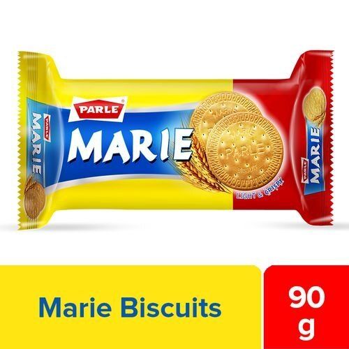 Light And Crispy Sugar-Free Low Fat Round Shape Britannia Marie Biscuit, 90 G