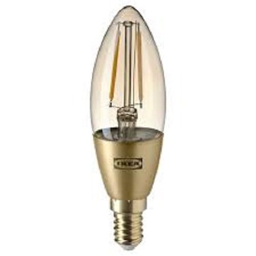 Ceramic Low Power Consumption And Energy Efficient Brown Glass Led Bulb 