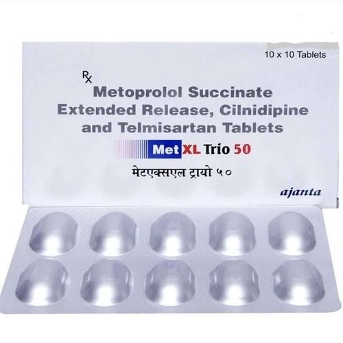 Metoprolol Succinate Extended Release, Cilnidipine And Telmisartan Tablets Generic Drugs