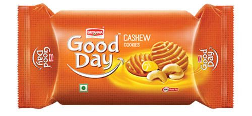  Healthier Delicious Crispy And Sweet Britannia Good Day Cashew Biscuits  Fat Content (%): 7 Grams (G)