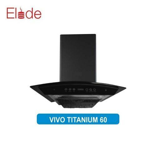 Remove Toxic Pollutants Dry Auto Clean Black Kitchen Chimney