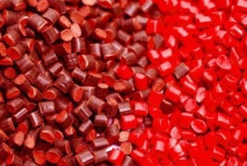 Red Round Hdpe Granules With Packaging Size 25 Kg Use For Industrial Purpose