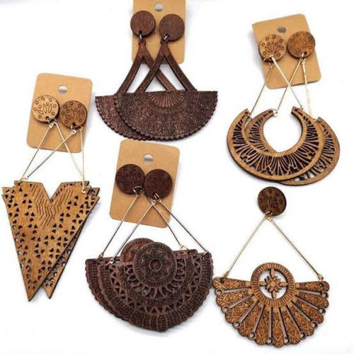 Wooden earrings 