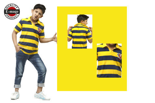 All Color  Polo And Henley Cotton Stripe V-Neck Coller T-Shirts