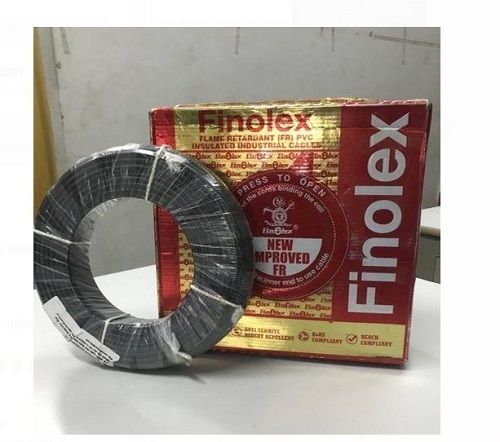 Black Finolex Electrical Wire With Pvc Insulation And Use For House Wiring Conductor Material: Copper