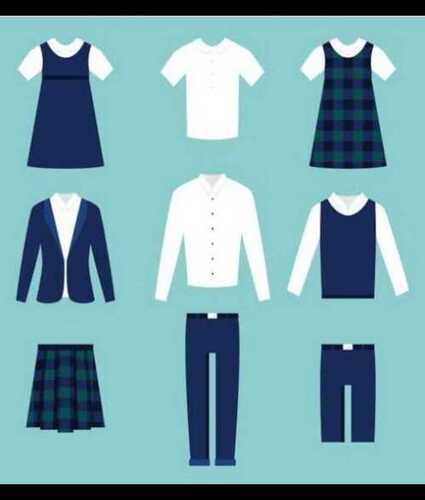 Breathable Comfortable And Washable School Uniform For Regular Wear