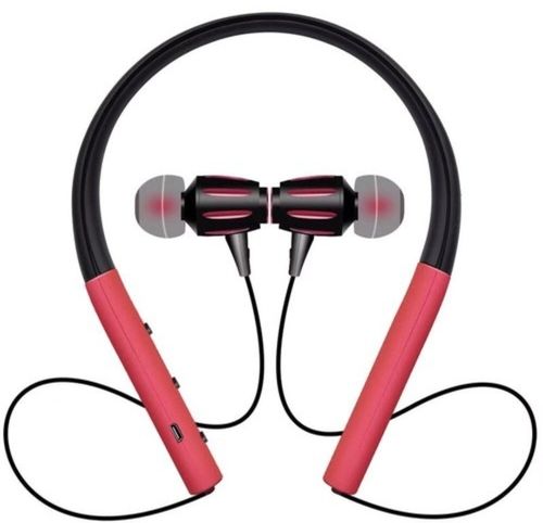 Red And Black Color Lightweight Noise Cancellation Clear Sound Wireless Black Bluetooth Headset