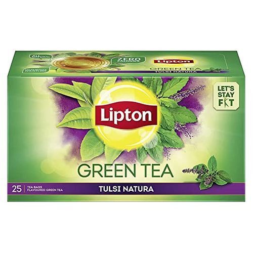 Freshly Natural Flavours Feeling Light And Active Lipton Tulsa Natural Green Tea Bags 25 